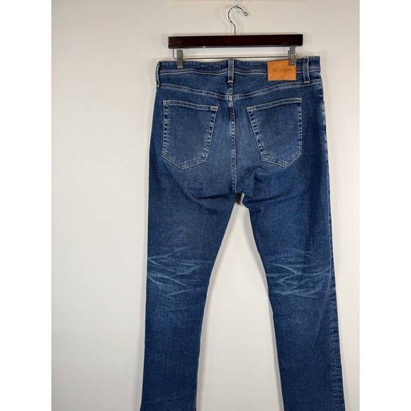 AG Adriano Goldschmied Mens Jeans Blue Tellis Modern Slim Denim Stretch 34x33 - Picture 9 of 12